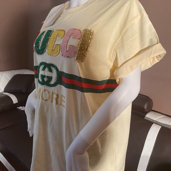 Gucci amore women's oversize T-shirt - Picture 6 of 14